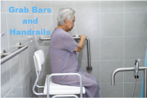 Bathroom safety for seniors hand rails