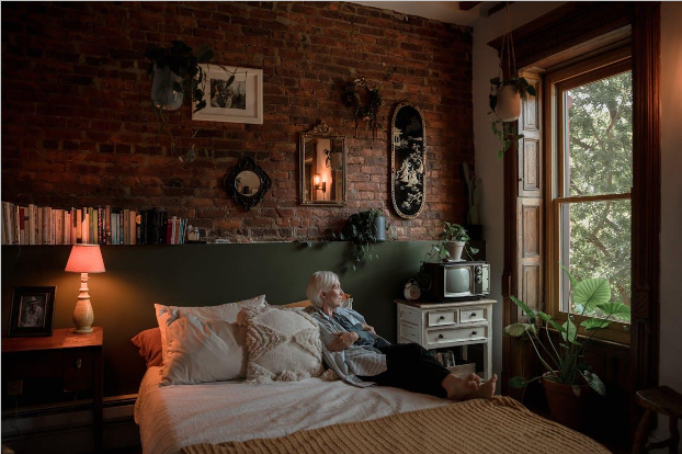 only woman on bed The Future of Medical Alert Systems: